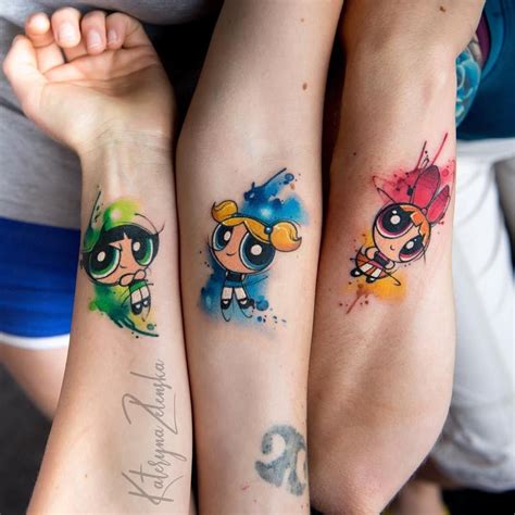 tatuajes de burbuja de las chicas superpoderosas|9 ideas de Chicas superpoderosas 